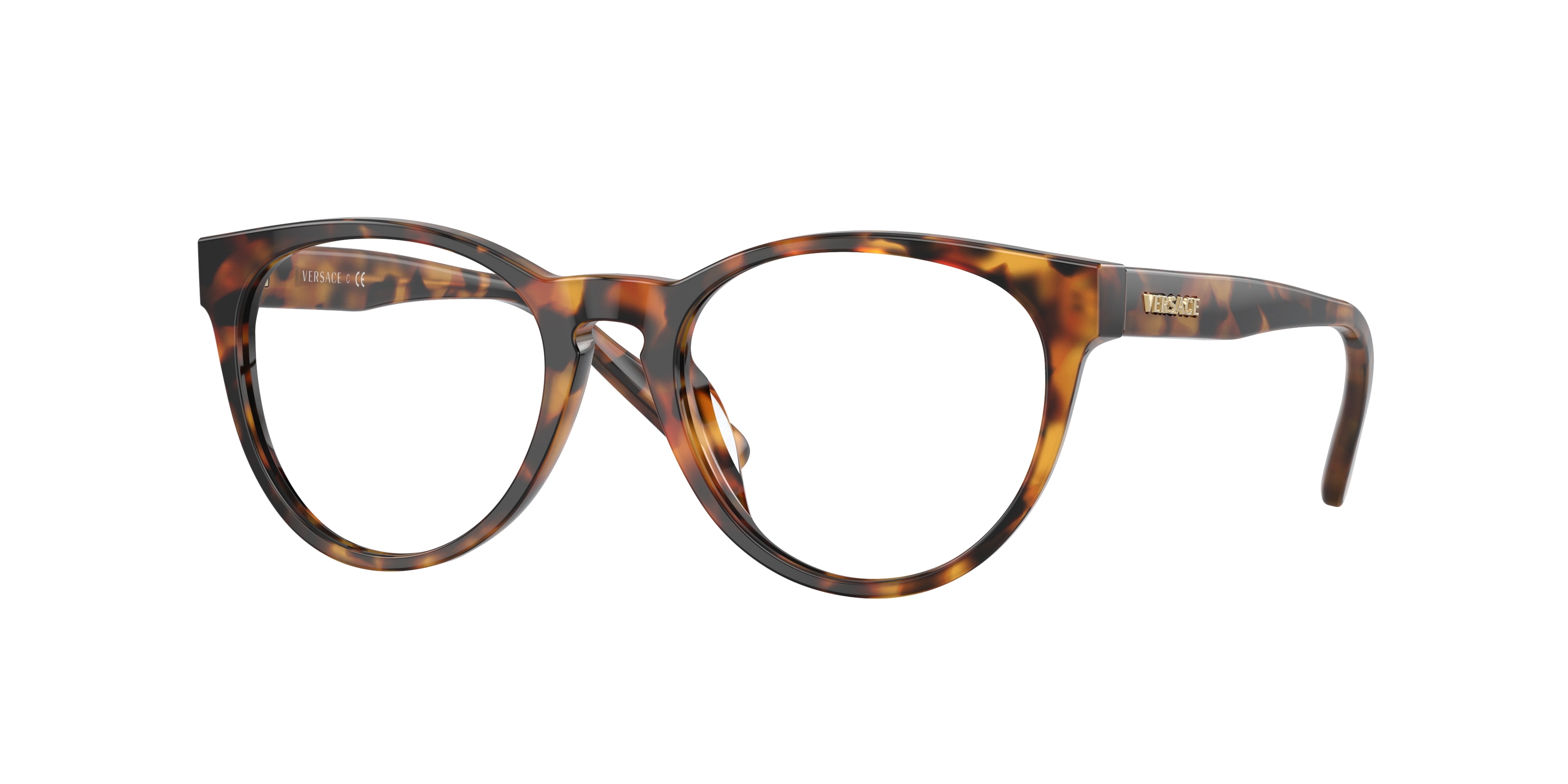 Versace VK3321U Kids 5119 Kids' Eyeglasses Tortoiseshell Size 48 (Frame Only) - Blue Light Block Available